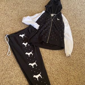 PINK matching sweat outfit